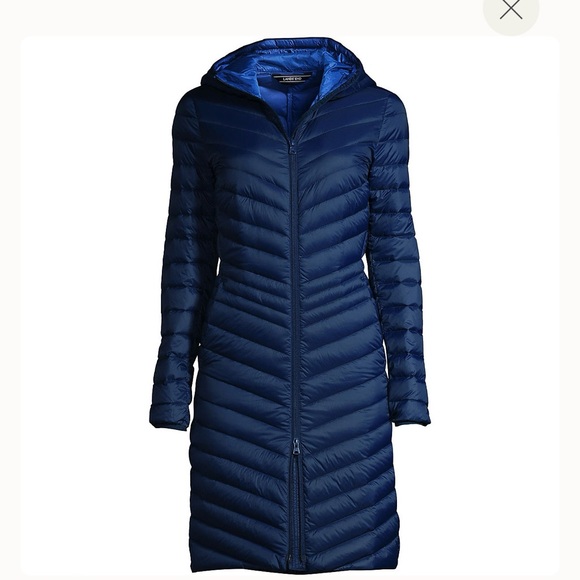 Lands end  Wanderweight Down Coat - Picture 4 of 5